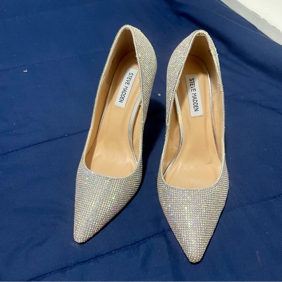 Steve Madden Rhinestone Pointed Heels - Picture 5 of 8
